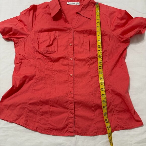 St. John’s Bay Women´s Button Down Shirt, Size XL - Picture 11 of 11